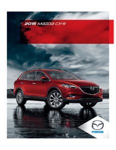 2015 Mazda CX 9 Brochure