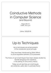 Coinductive Methods in Computer Science Up