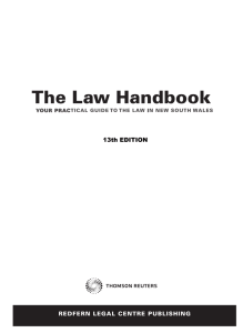 The Law Handbook - Find Legal Answers