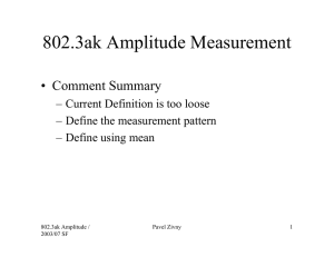 802.3ak Amplitude Measurement