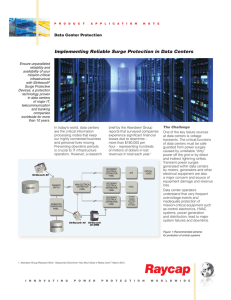 Implementing Reliable Surge Protection in Data Centers