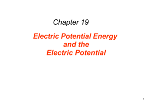 Potential difference and Potential Energy