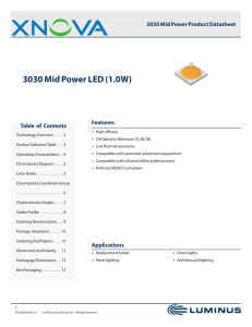 3030 Mid Power LED (1.0W)