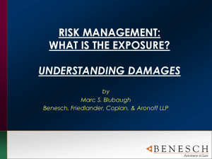 Risk Management What is the Exposure_Marc Blubaugh