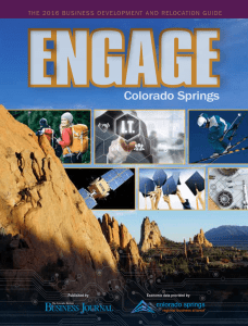 Engage Magazine - Colorado Springs Regional Business Alliance