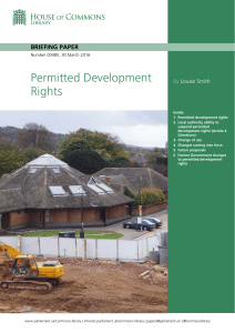 Permitted Development Rights