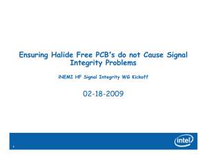 Ensuring Halide Free PCB`s do not Cause Signal Integrity
