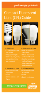 Compact Fluorescent Light (CFL) Guide