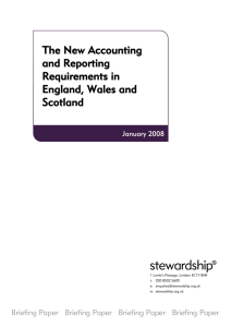The New Accounting and Reporting Requirements in England