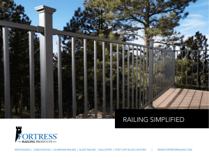 Catalog - Fortress Railing Products