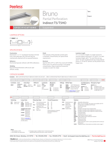 BRM7 Bruno Partial Perforation Indirect T5/T5HO Spec Sheet