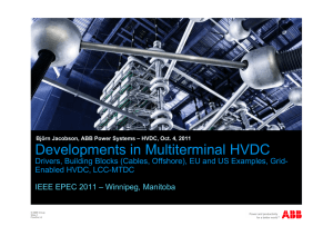 Developments in Multiterminal HVDC