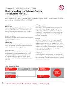 Understanding the Intrinsic Safety Certification Process