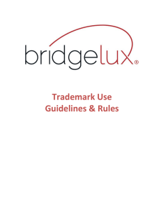 Trademark Use Guidelines and Requirements (T) (Rev 1