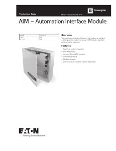 AIM – Automation Interface Module