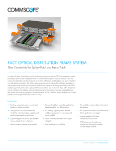 FACT Optical Distribution Frame