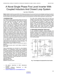 A Novel Single Phase Five Level Inverter With Coupled Inductors