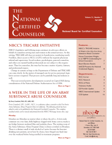 Fall 2005 Volume 21, No. 3 - National Board for Certified Counselors