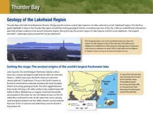 Thunder Bay: Geology of the Lakehead region