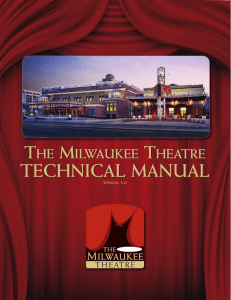 Milwaukee Theatre Technical Manual