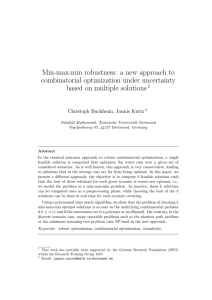 Min-max-min robustness: a new approach to