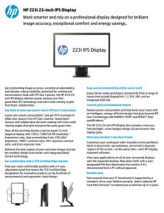 HP Z22i 21.5-inch IPS Display