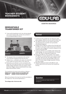 Demountable Transformer Kit