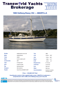 Sail details AMARYLLA