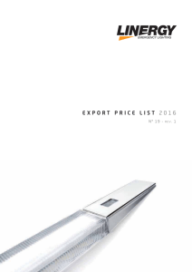 export price list 2016