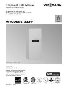 Technical Data Manual VITODENSr 222-F