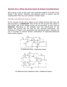Other Op-Amp Input and Output Considerations