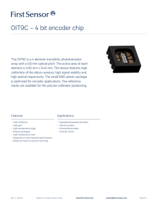 OIT9C – 4 bit encoder chip