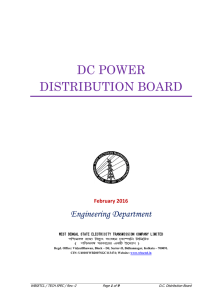 dc power distribution board