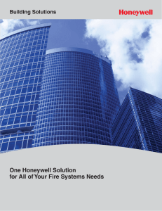 XLS3000 fire alarm system - Honeywell Building Solutions