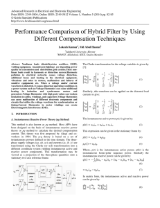 Performance Comparison of H Different Compensatio rmance