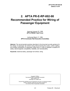 APTA-PR-E-RP-002-98 - American Public Transportation Association