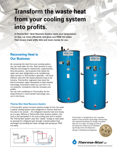 Transform the waste heat from your cooling system into profits.