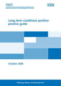 Long-term conditions positive practice guide
