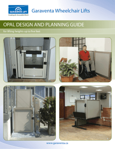 Genesis OPAL Vertical Lift Design and Planning Guide