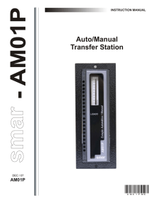 Auto/Manual Transfer Station