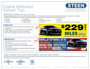 Digital Billboard Design Tips