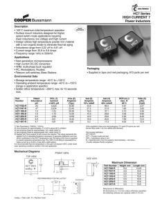 HC7 Series HIGH CURRENT 7 Power Inductors