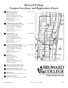 Campus Maps - Broward College