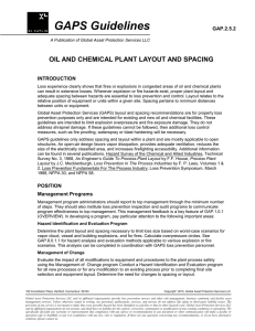 Oil and Chemical Plant Layout and Spacing