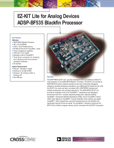 Analog Devices ADDS-BF535-EZLITE datasheet: pdf