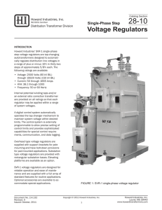 Voltage Regulators - Howard Industries