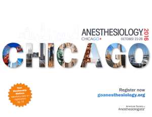 ASA Anesthesiology 2016 Meeting Brochure