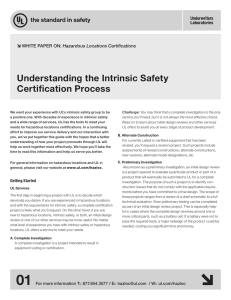 Understanding the Intrinsic Safety Certification Process