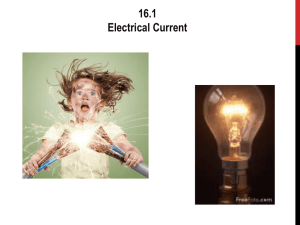 16.1 Electrical Current