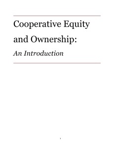 Cooperative Equity and Ownership: An Introduction